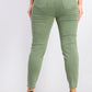 Celebrity Pink Juniors' High-Rise Ankle Skinny Jeans Green Size 5