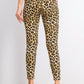 Celebrity Pink Juniors Women's Cheetah-Print Skinny Ankle Jeans Yellow Size 3