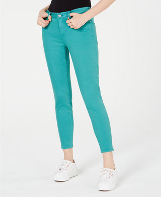 Celebrity Pink Juniors' Colored Skinny Jeans Green Size 9