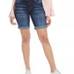 Celebrity Pink Junior's Cuffed Bermuda Shorts Blue Size 3