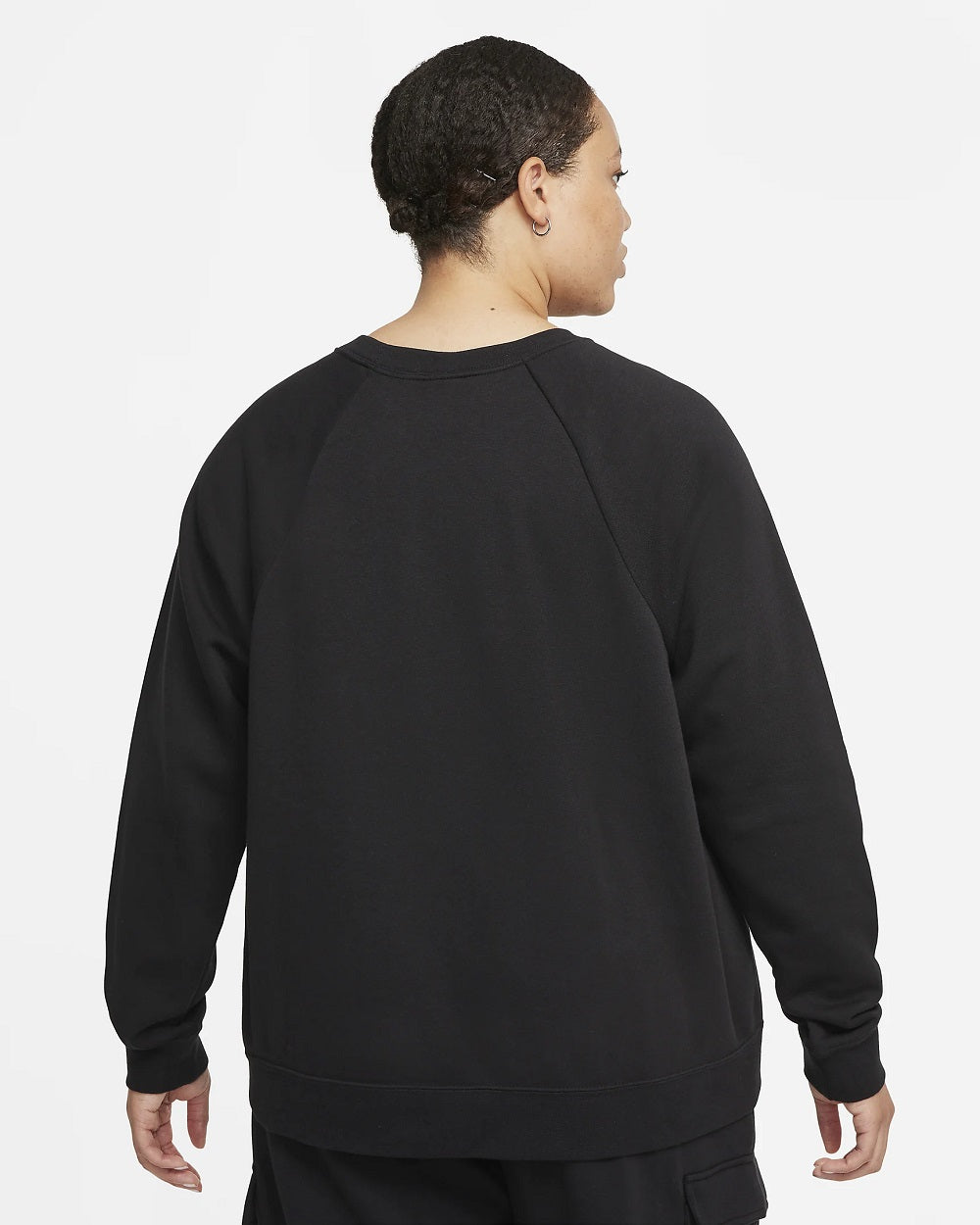 Nike Women's Plus Size Sportswear Fleece Crewneck Sweatshirt Charcoal Size 3X