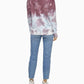 Calvin Klein Womne's High Tide Tie-Dyed Sweatshirt Purple Size Medium