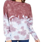 Calvin Klein Womne's High Tide Tie-Dyed Sweatshirt Purple Size Small