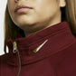 Nike Women's Plus Size Sportswear Shine 1/2-Zip Fleece Top Pink Size Extra Large