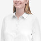 Calvin Klein Women's Plus Size Cotton Collared Shirt White Size Small