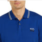 Michael Kors Men's Cotton Piqué Polo Shirt Twlight Blue Size Large