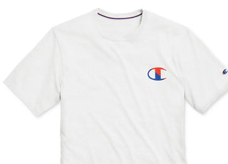 Champion Men's Cotton Pajama T-Shirt White Size Large