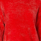 Sanctuary Women's Chenille Mock Neck Sweater Bright Red Size Small