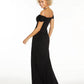 Emerald Sundae Womens Juniors Ruched Sleeveless Evening Dress Black Size Medium