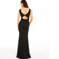 Emerald Sundae Juniors' Women's V-Neck Cutout Maxi Dress Black Size Small