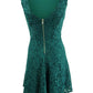 Speechless Juniors' Lace Fit & Flare Tank Dress Green Size Extra Small