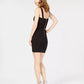 Emerald Sundae Juniors' Banded Bodycon Dress Black Size 19