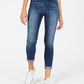 Indigo Rein Junior's Cuffed Cropped Skinny Jeans Blue Size 1