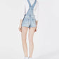 Dollhouse Junior's Cuffed Denim Shortalls Blue Size 9