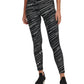 DKNY Women's Printed High-Waist Leggings Black Size Extra Small