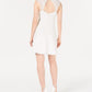 19 Cooper Women's Lace-Trim Open-Back A-Line Dress White Size Extra Large