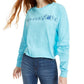 Disney Juniors' Women's Frozen Graphic T-Shirt Blue Size Extra Large