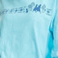 Disney Juniors' Women's Frozen Graphic T-Shirt Blue Size Extra Large