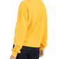 Mad Engine Disney Juniors' Mickey Mouse Graphic Sweatshirt Gold Size Large