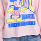 Disney Juniors' Mickey Mouse Tough Long-Sleeved Graphic T-Shirt Pink Size Medium