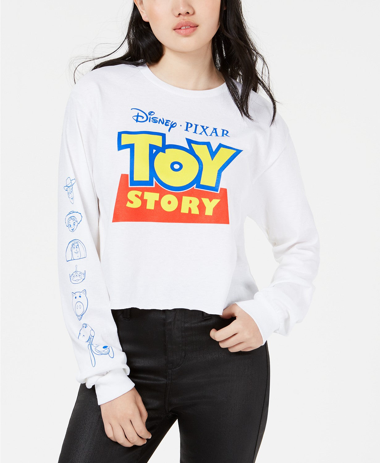 Mighty Fine Juniors' Disney Toy Story Graphic T-Shirt by Mighty Fine White Size Medium