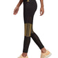 Adidas Women's Glam Colorblocked Leggings Black Size Small