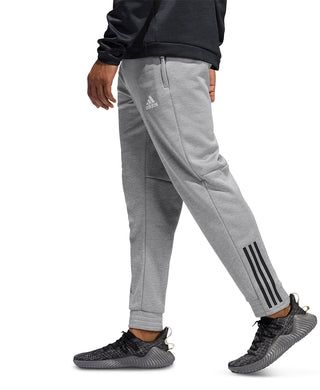 Adidas Men's Team Issue Fleece 3-Stripe Joggers Gray Size Medium