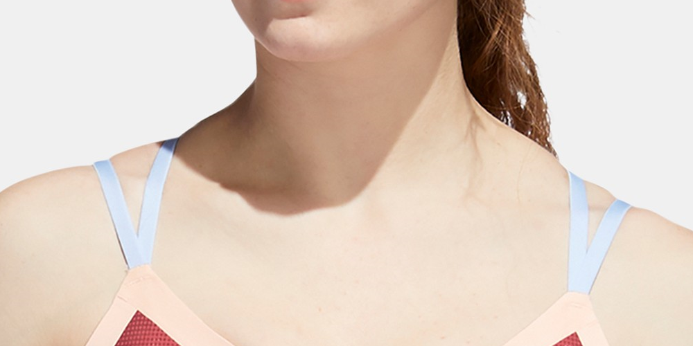 Adidas Women's All Me Sports Bra Medium Red Size Large