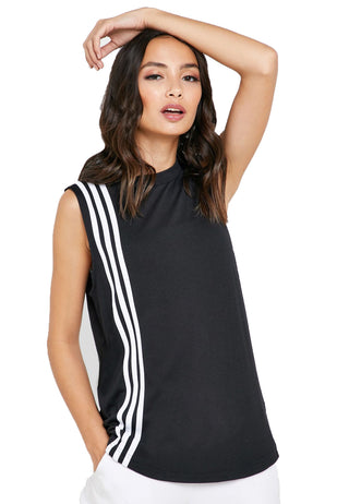 Nike Women's Must Have 3-Stripes Tank Top Black Size Extra Small