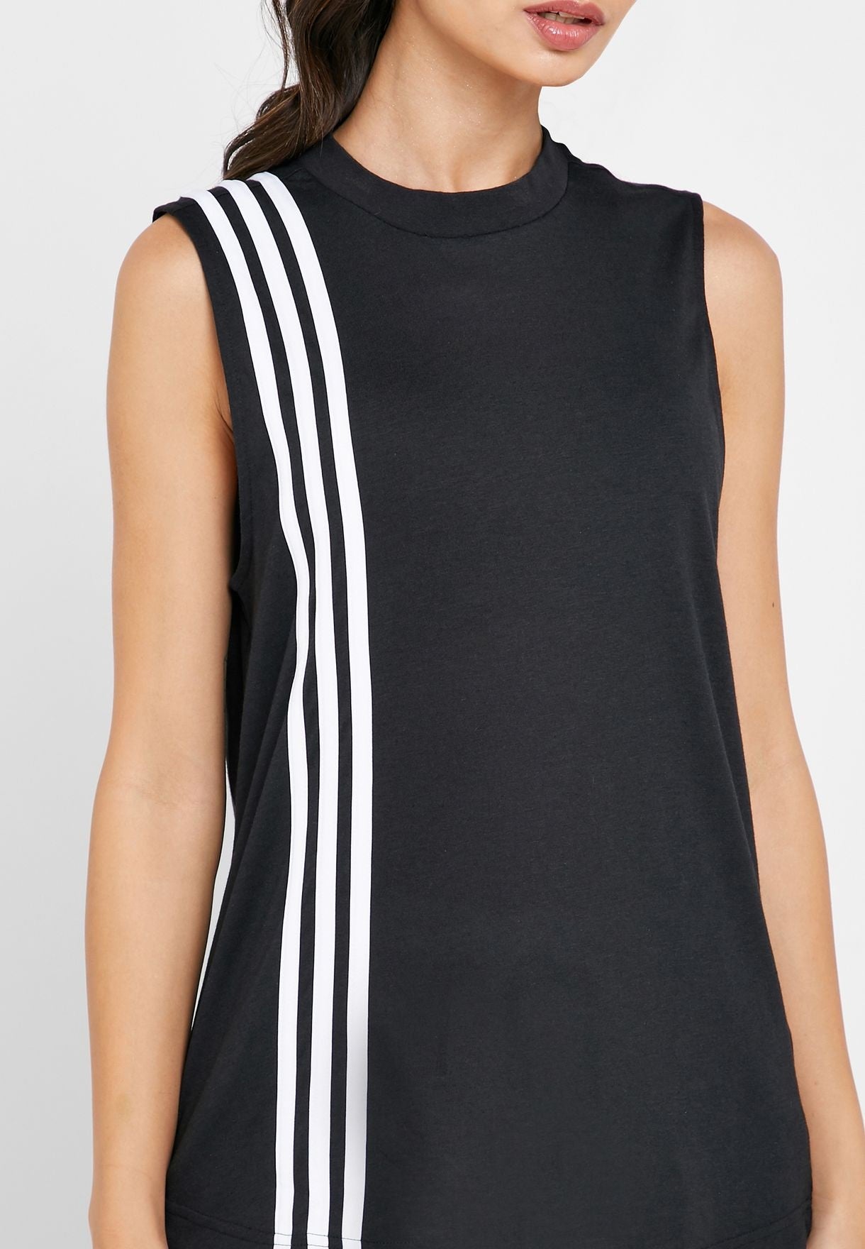 Nike Women's Must Have 3-Stripes Tank Top Black Size Extra Small