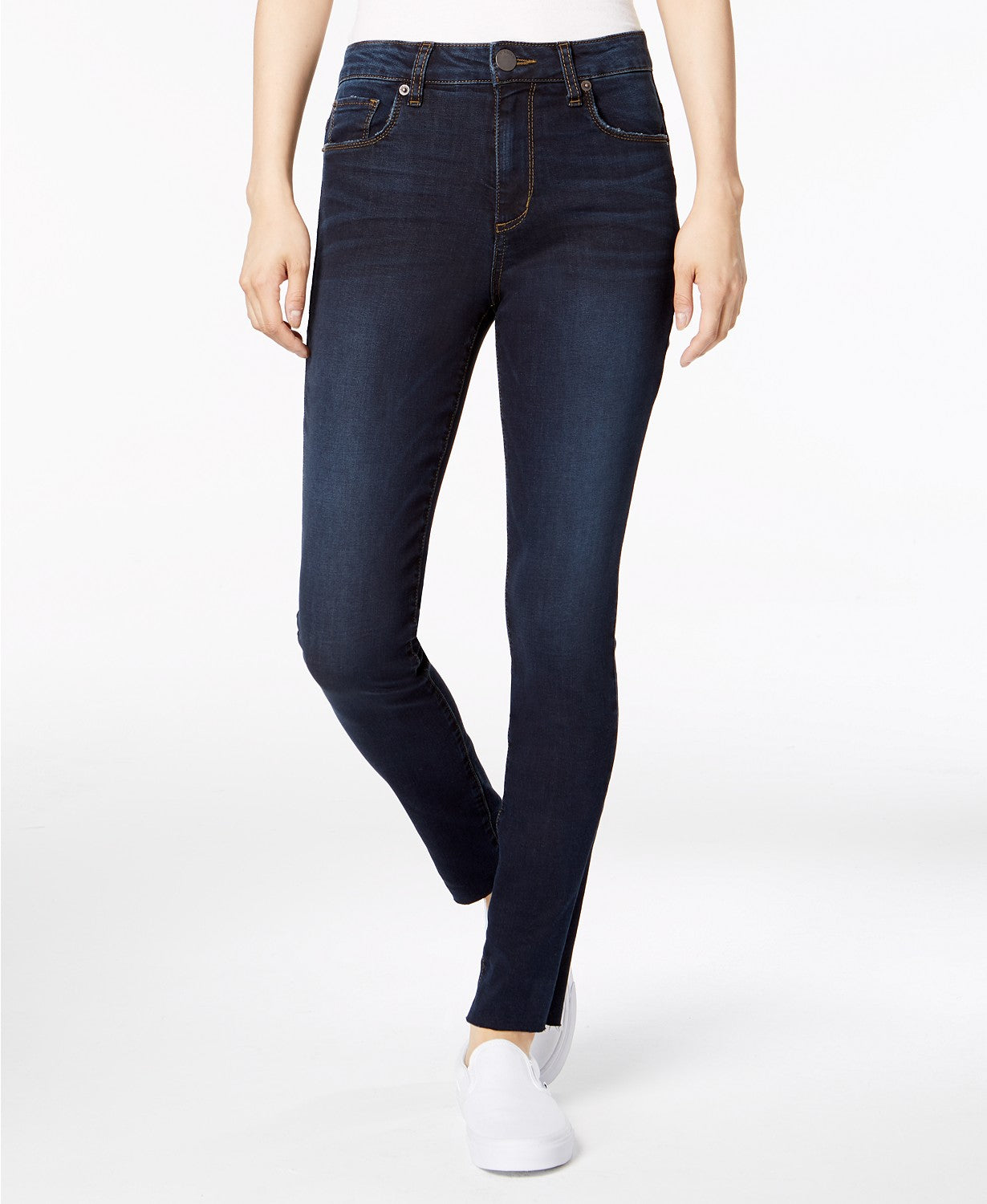 Sts Blue Women's Ellie Raw-Hem Skinny Jeans Blue Size Square 24