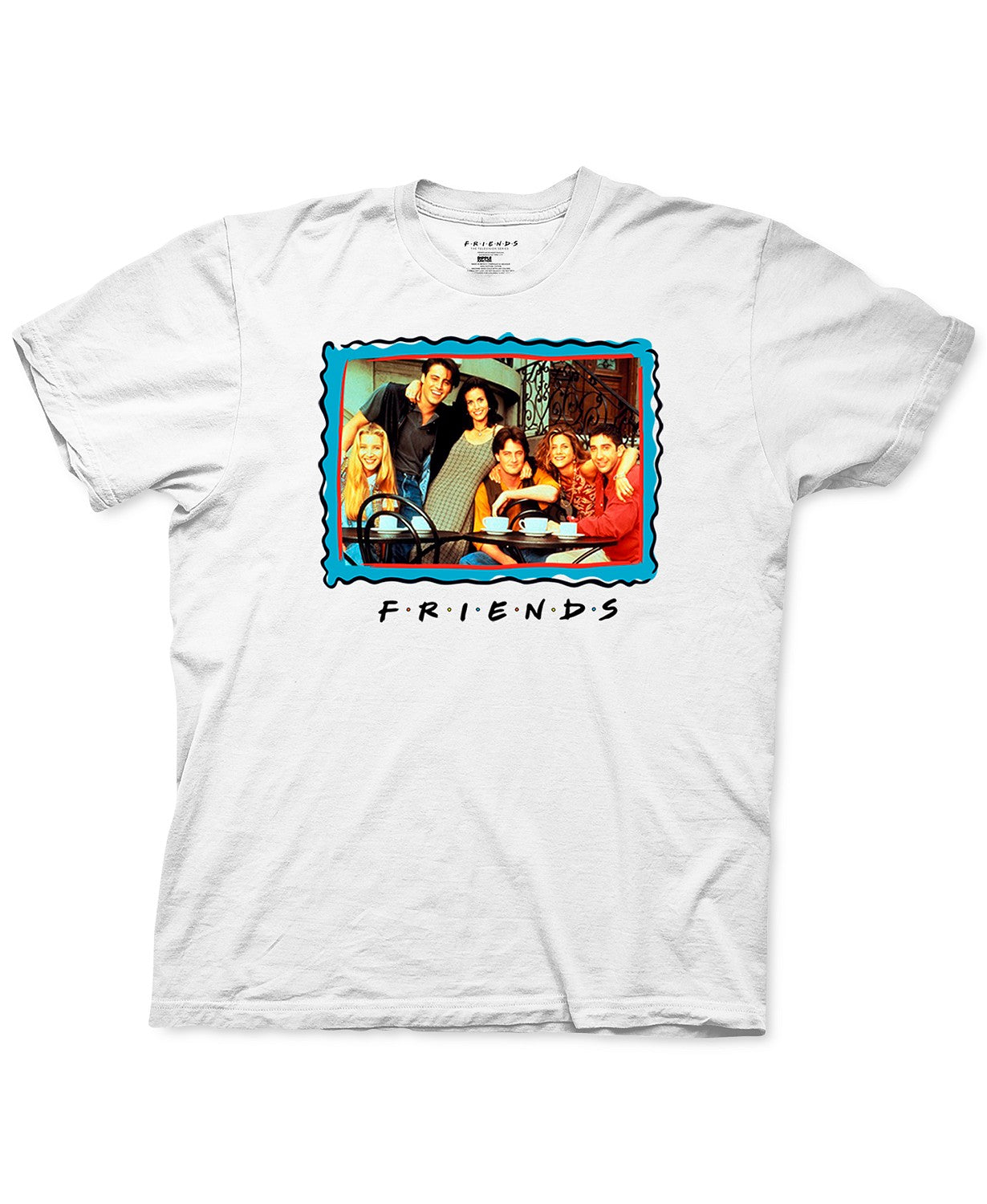 Friends Frame Men's Graphic T-Shirt White Size XX Large