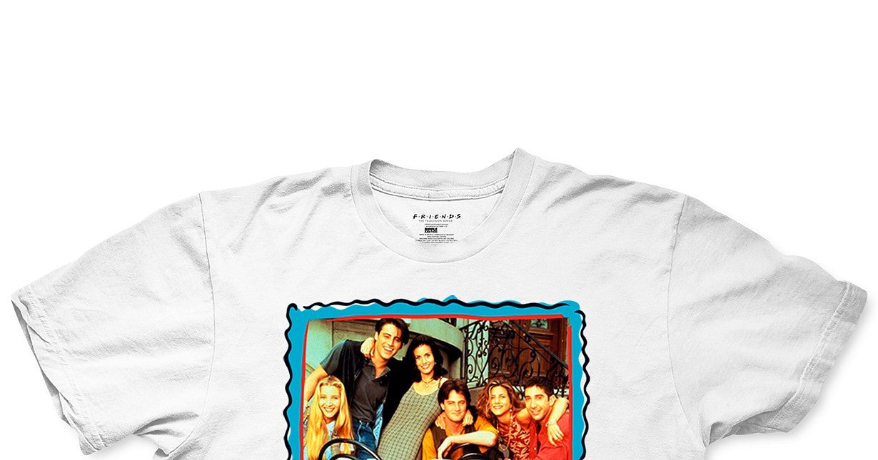 Friends Frame Men's Graphic T-Shirt White Size XX Large