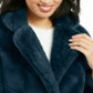 Apparis Eloise Women's  Faux-Fur Coat Blue Size Medium