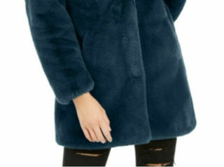 Apparis Eloise Women's  Faux-Fur Coat Blue Size Medium
