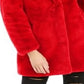 Apparis Eloise Women's  Faux-Fur Coat Red Size 2 Extra Large