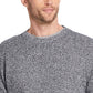 Weatherproof Men's Solid Mesh Stitch Sweater Gray Size Extra Large