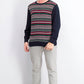Weatherproof Men's Fair Isle Sweater Navy Size 2 Extra Large
