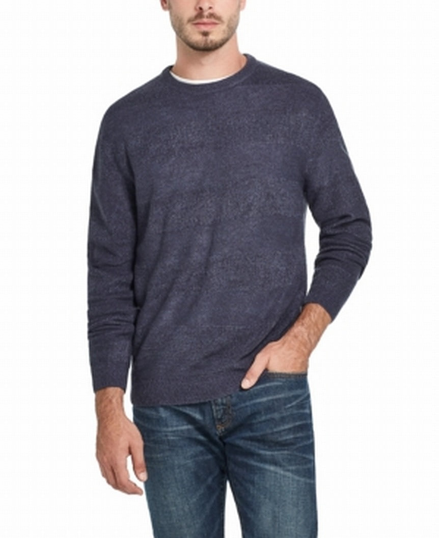 Weatherproof Vintage Men's Soft Touch Striped Sweater Blue Size XL