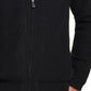 Weatherproof Vintage Men's Full-Zip Swacket With Suede Patches Black Size 3 Extra Large