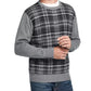 Weatherproof Vintage Men's Plaid Sweater Gray Size Extra Large