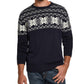 Weatherproof Vintage Men's Snowflake Pattern Sweater Navy Size XX-Large