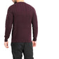 Weatherproof Men's Cable Yolk Sweater Wine Size 2 Extra Large