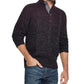 Weatherproof Vintage Men's Ombre Mock Neck Sweater Dark Red Size Small