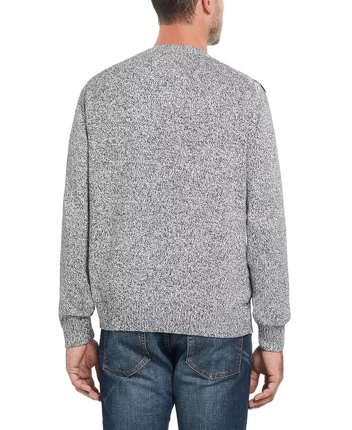 Weatherproof Vintage Men's Fair Isle Ski Sweater Black Size Small