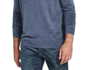 Weatherproof Vintage Men's Soft Touch Quarter-Zip Sweater Blue Size Small
