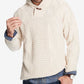Weatherproof Men's Fisherman Toggle Shawl Neck Sweater White Size Small