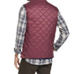 Weatherproof Men's Diamond Quilted Vest Wine Size 3 Extra Large