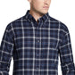 Weatherproof Vintage Men's Brushed Flannel Shirt Blue Size Small