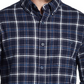 Weatherproof Vintage Men's Brushed Flannel Shirt Navy Size Small